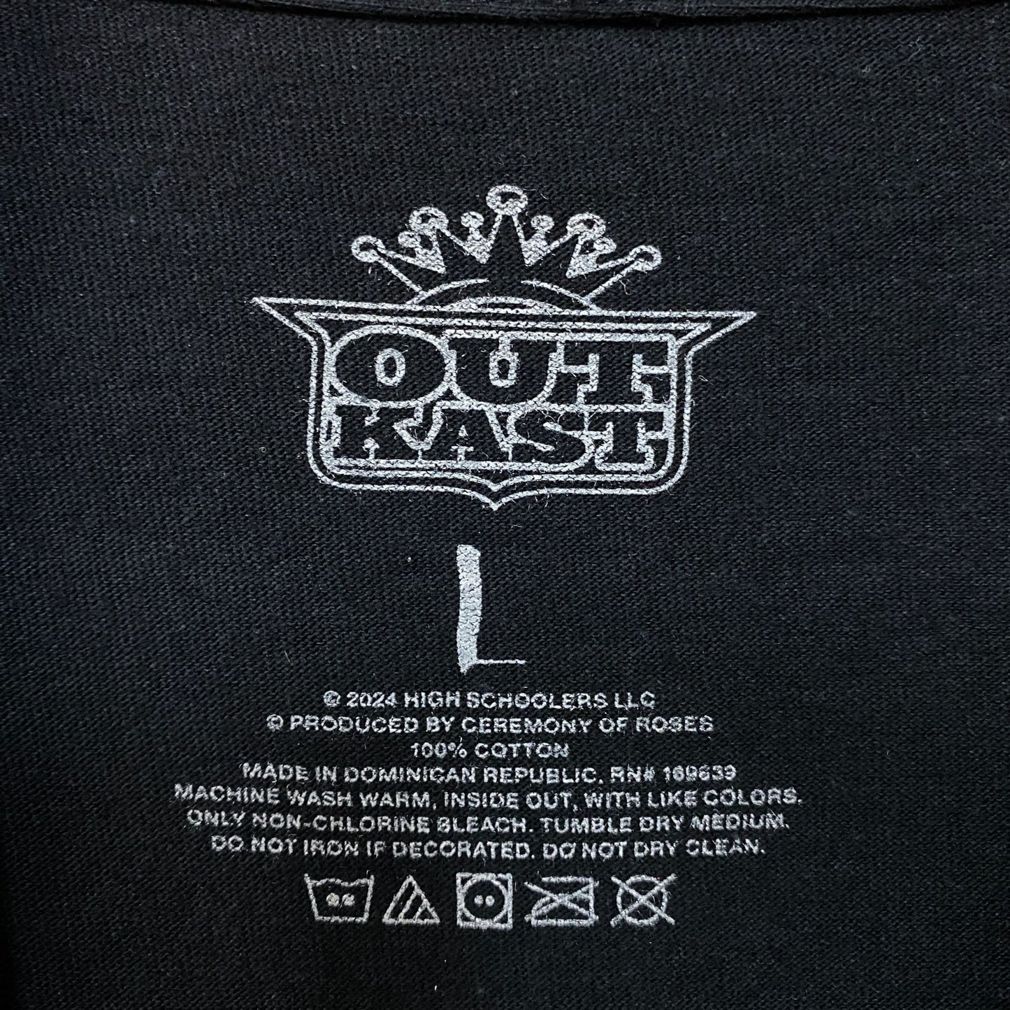 Outkast Hip-Hop Duo Andre 3000 & Big Boi T-Shirt Large