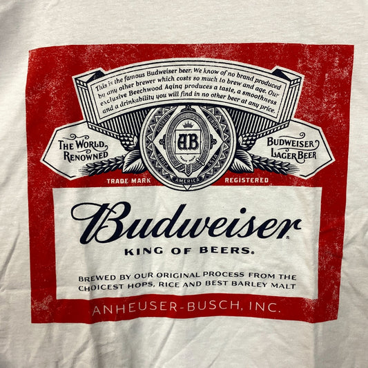 World Renowned Budweiser King Of Beers T-Shirt XL