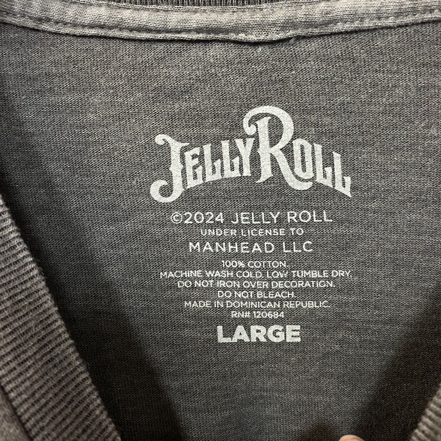 Jelly Roll Beautifully Broken Graphic Album T-shirt Large