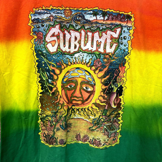 Sublime Under The Sea Rasta Oversized Ska Rock Tie Dye S