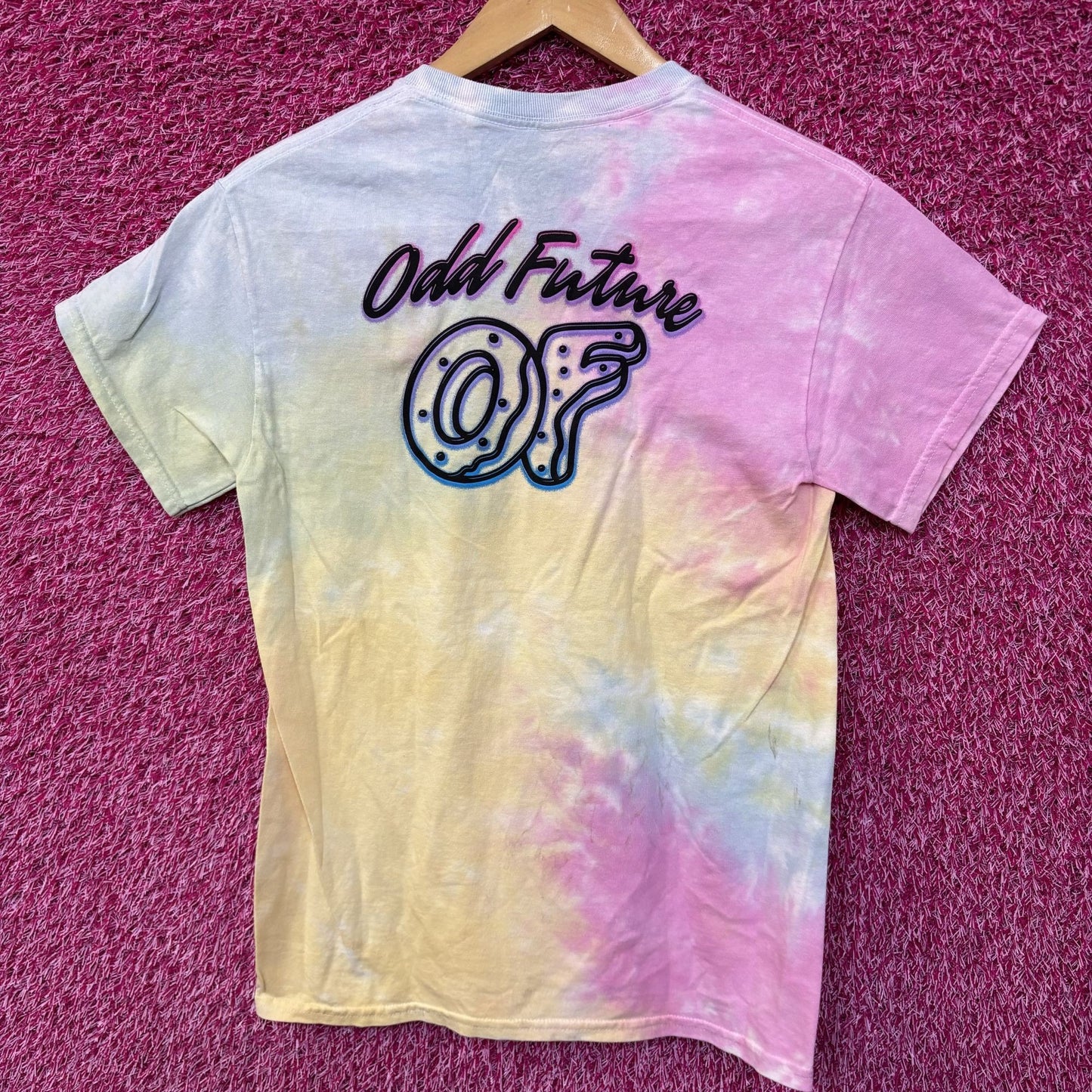 Odd Future Donut Logo tiedye Tee size small