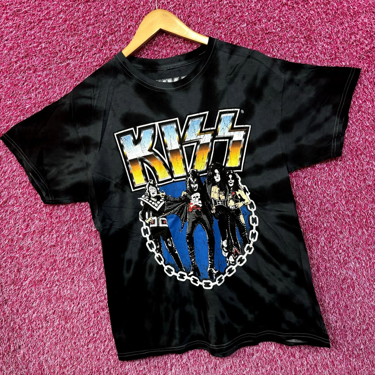 Kiss Detroit Rock City Movie Promo Heavy Metal Tie Dye L