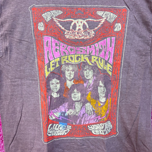 Aerosmith Let Rock Rule Tour Oversized Tshirt size Large