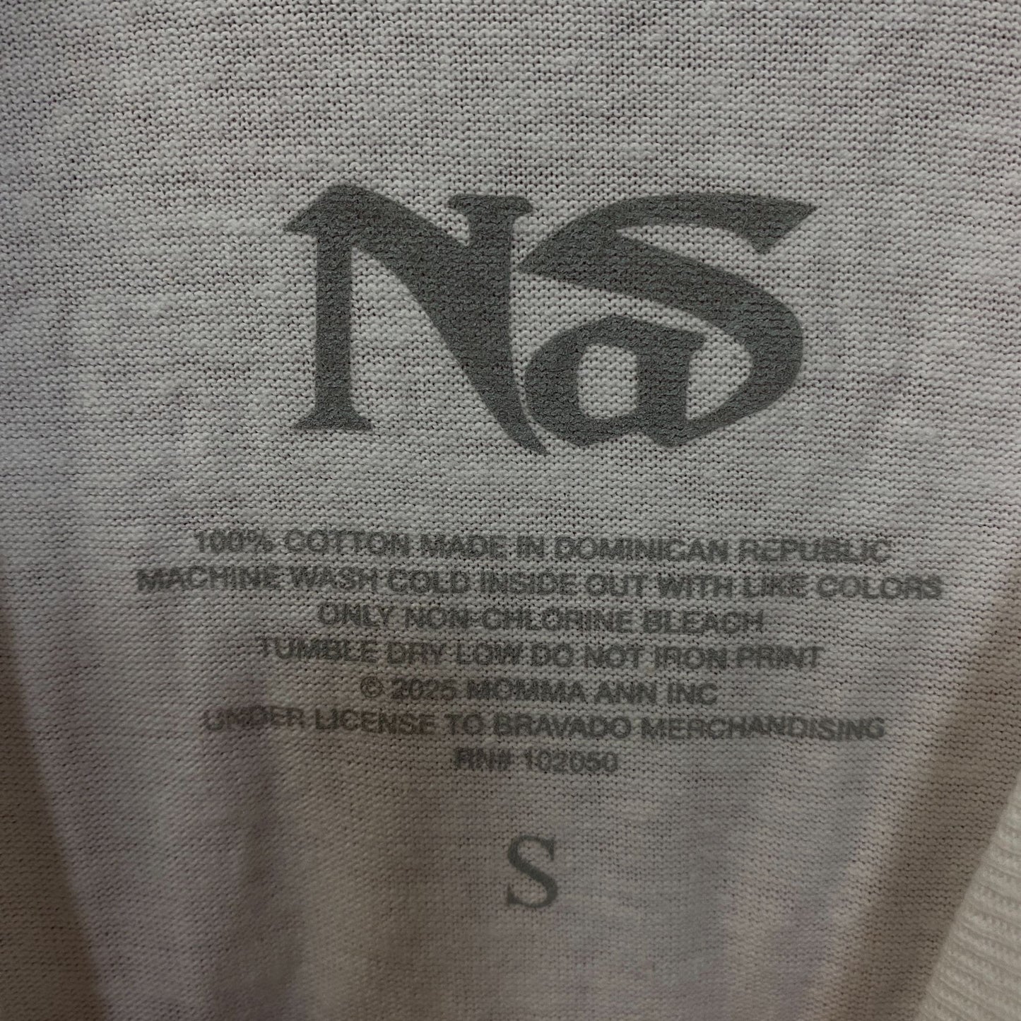 Nas 30 Years of Illmatic Graphic T-Shirt Small