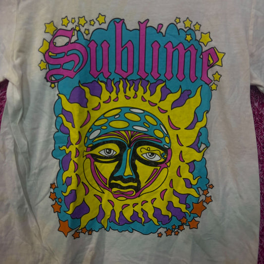 Sublime 40 oz to Freedom Celestial Rock Tie Dye Womens Top M