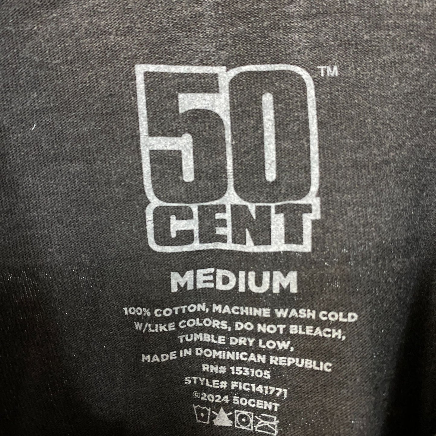 50 Cent Get Rich or Die Tryin T-Shirt Medium