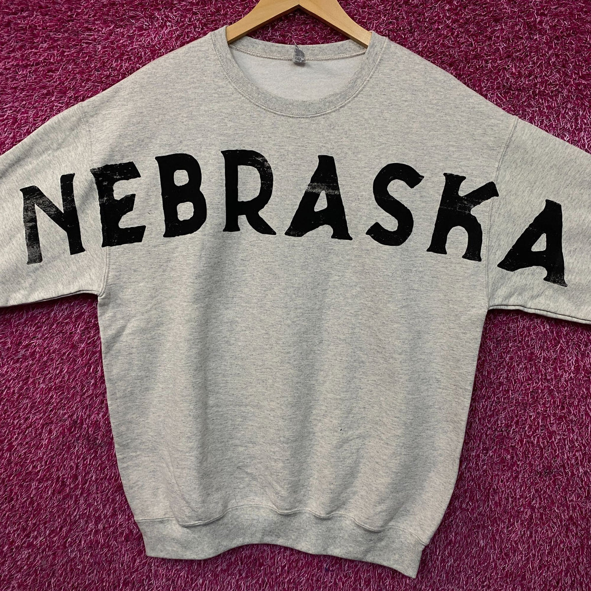 Nebraska logo Oatmeal Crewneck size XL
