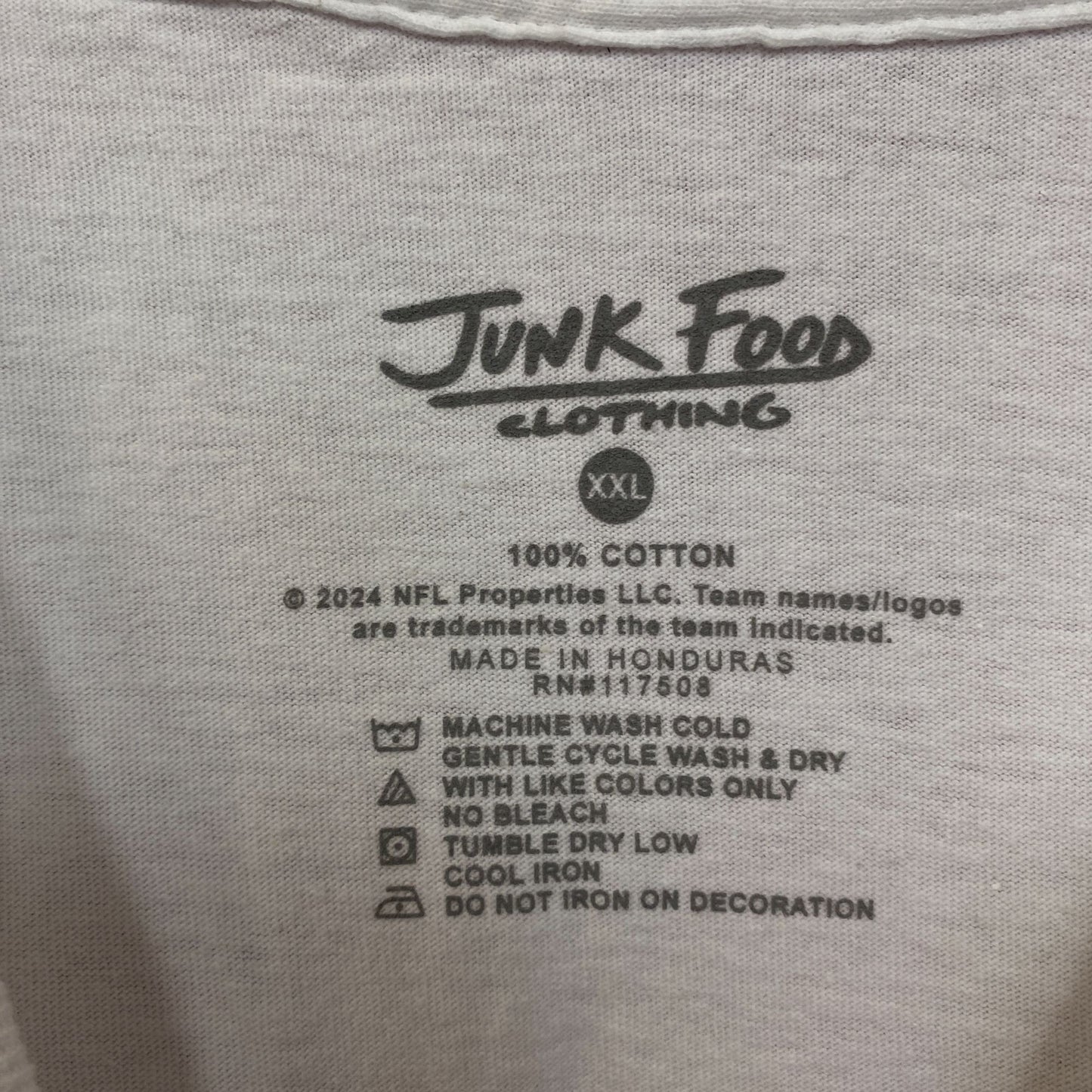 Junk Food Clothing NFL Detroit Lions Throwback Helmet Logo T-Shirt 2XL