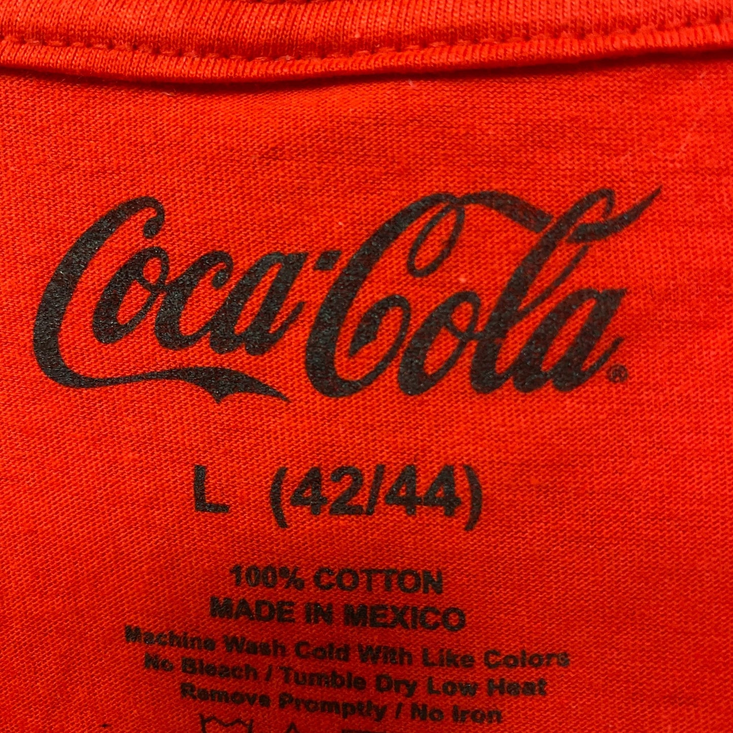 Coca-Cola Enjoy Coke Spell-Out Cursive Logo Promo Tee L