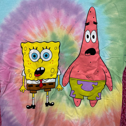 Sponge Bob Best Friends Forever tiedye T-shirt size medium