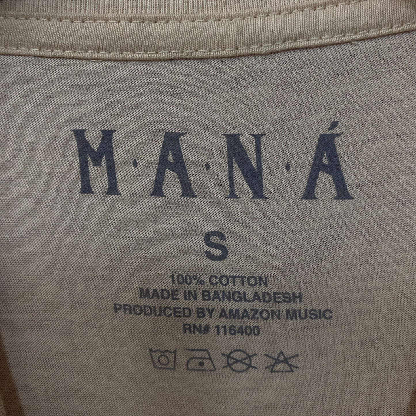 MANÁ Tour Heart GraphicT-Shirt Small