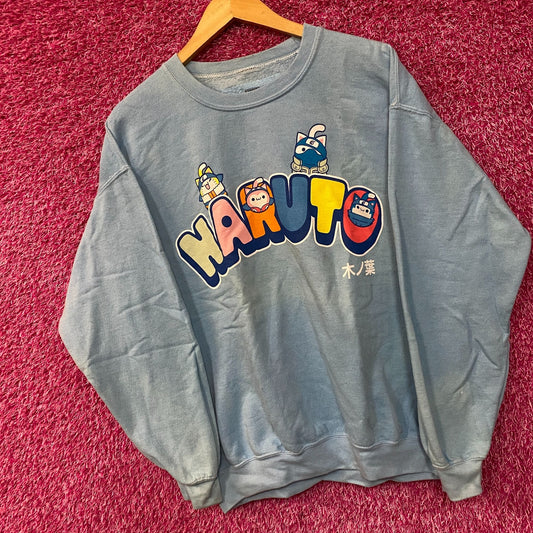 Nyaturo Kawaii Oversize Naruto Anime Crewneck Sweater Medium