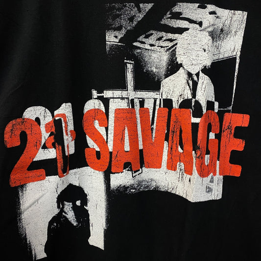 21 Savage American Dream Swords Two-Sided T-Shirt XL
