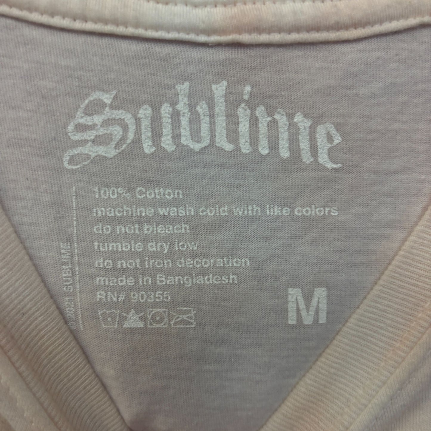 Sublime 40 oz to Freedom Celestial Rock Tie Dye Womens Top M