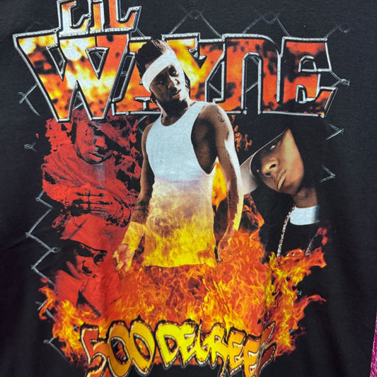 Lil Wayne 500 Degreez Album Art Cash Money Records Rap Tee M