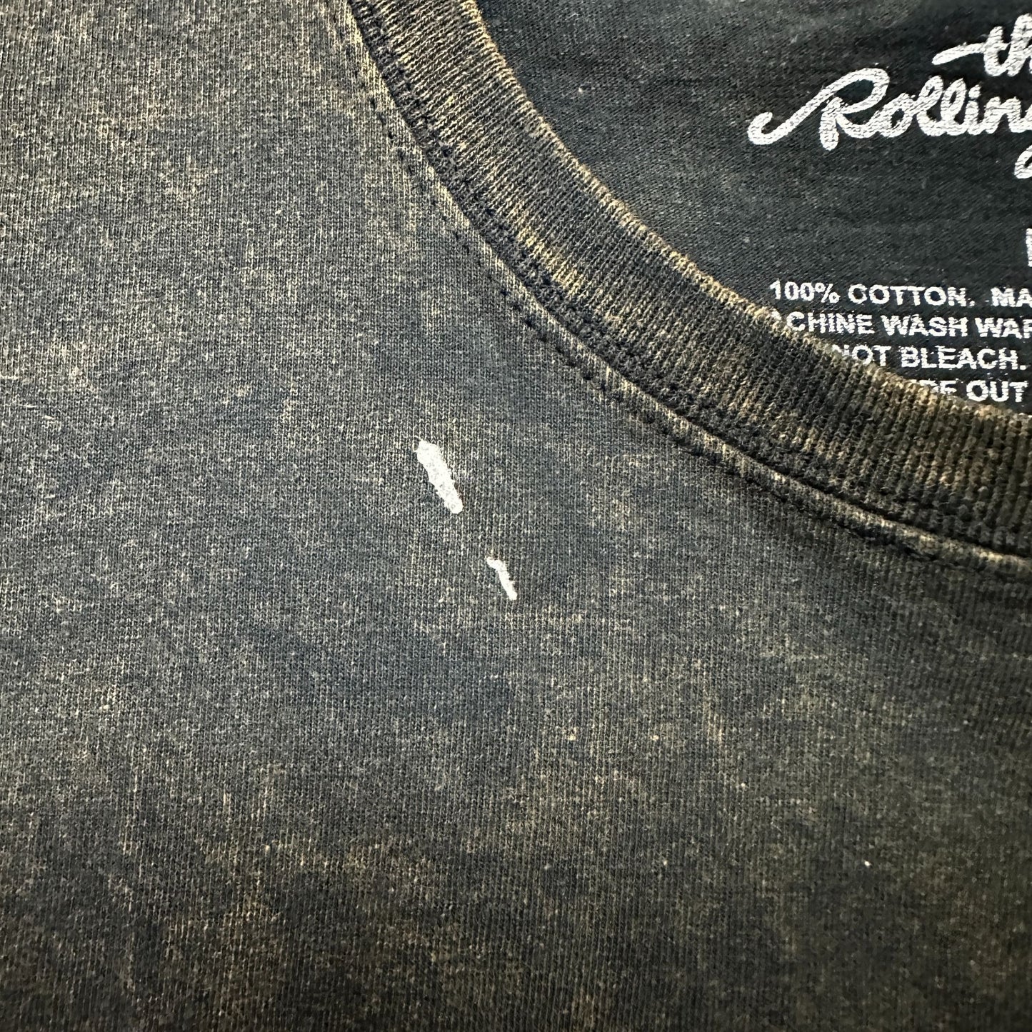 The Rolling Stones Around the World Mineral Wash tee Med