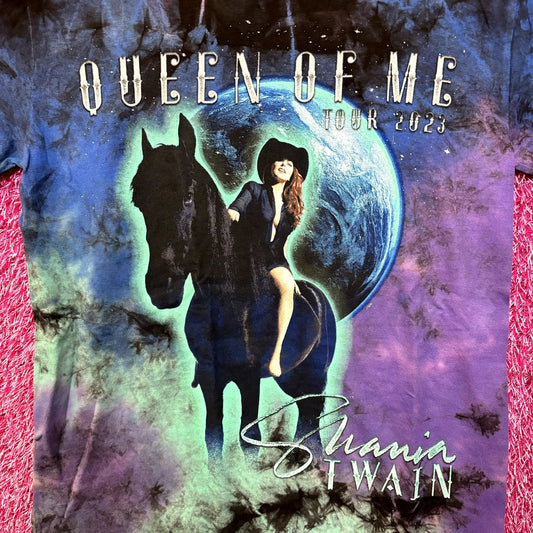 Shania Twain Queen of Me 2023 Country Tour Tie Dye S