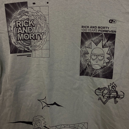 Rick and Morty Adult Swim Graphic T-Shirt Medium