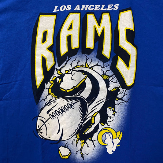 Junk Food NFL Los Angeles Rams Break Through T-Shirt 2XL