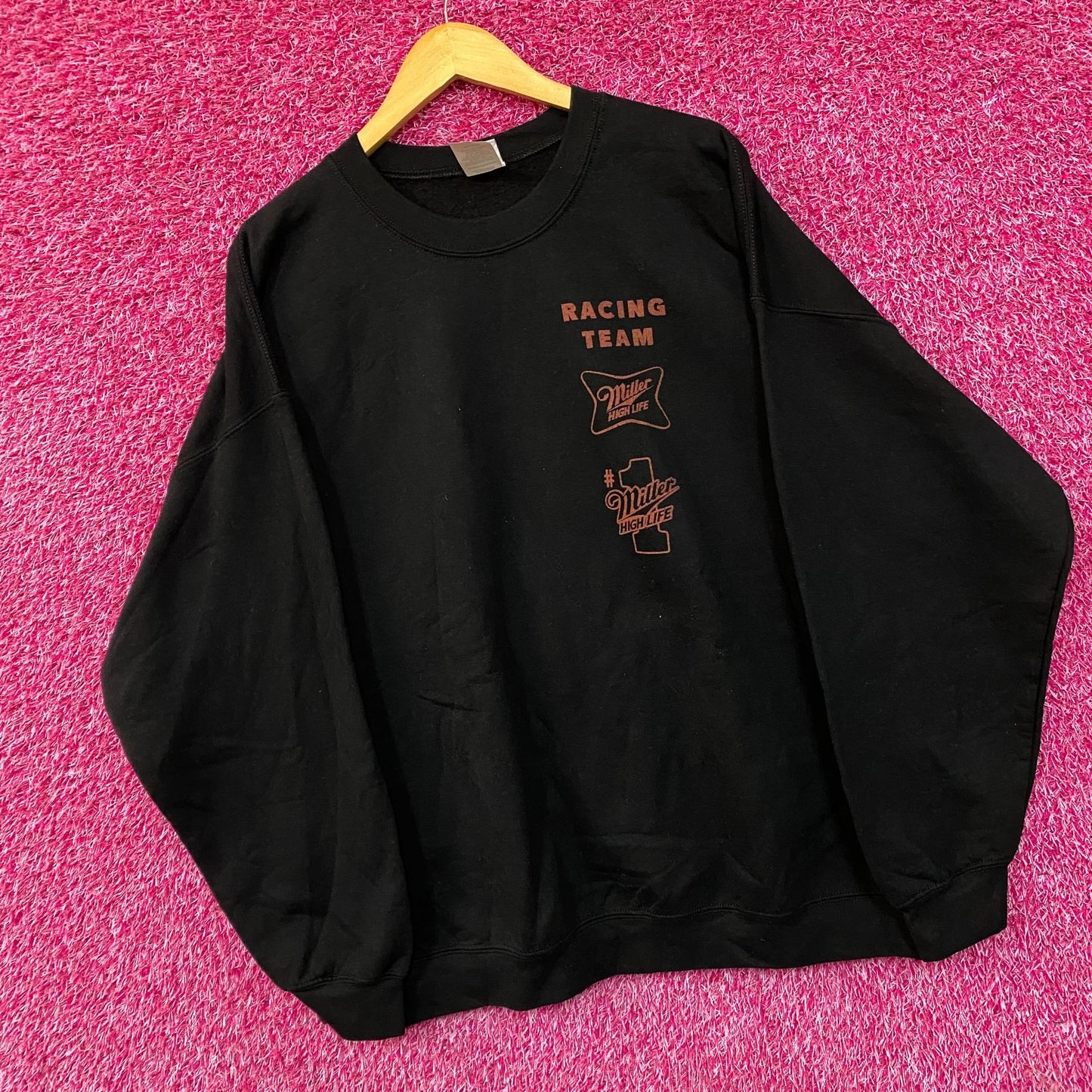 Junk Food Miller High Life Racing Pit Flea Market Fleece size XL