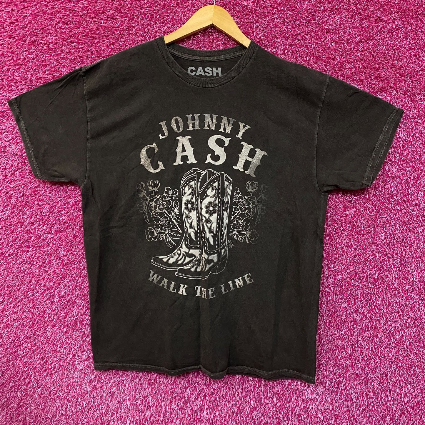 Johnny Cash Walk The Line Tshirt size large
