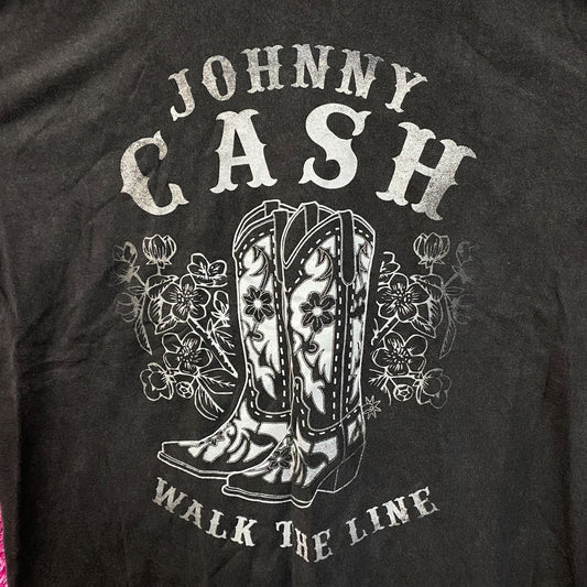 Johnny Cash Walk The Line Tshirt size large