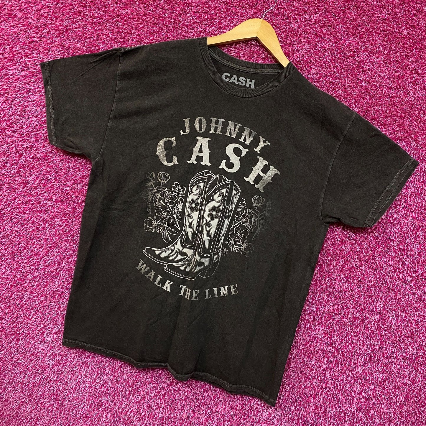 Johnny Cash Walk The Line Tshirt size large