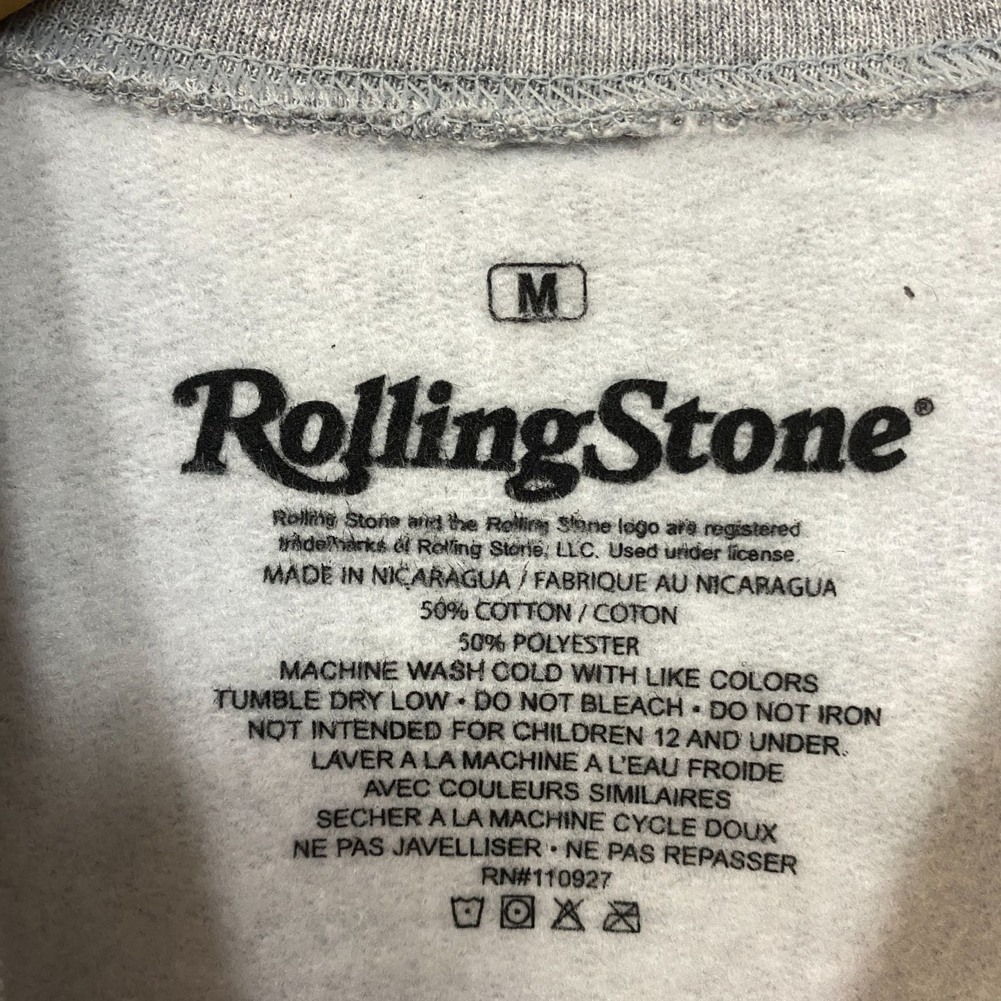 Rolling Stones Graphic Crewneck Sweatshirt Medium