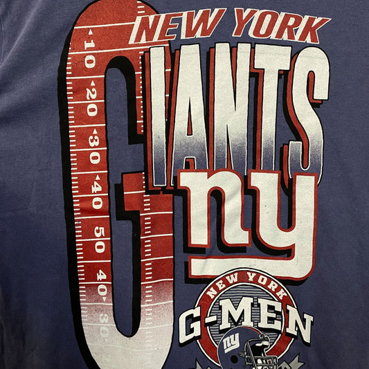 Junk Food Clothing New York Giants G-Men Graphic Women's T-Shirt XL
