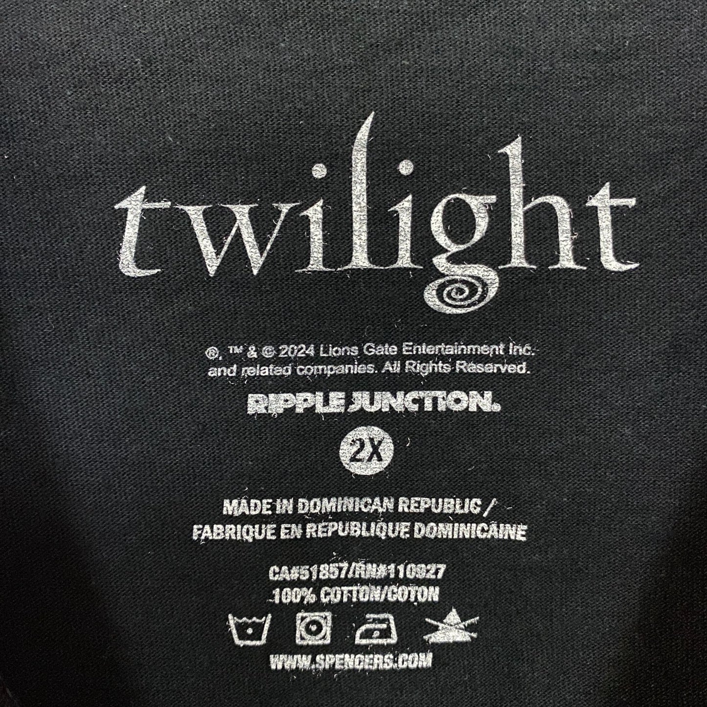 Twilight Saga Bella Where Have You Been Loca Jacob T-Shirt 2X