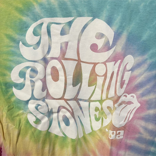 The Rolling Stones 1982 Pastel tiedye size small