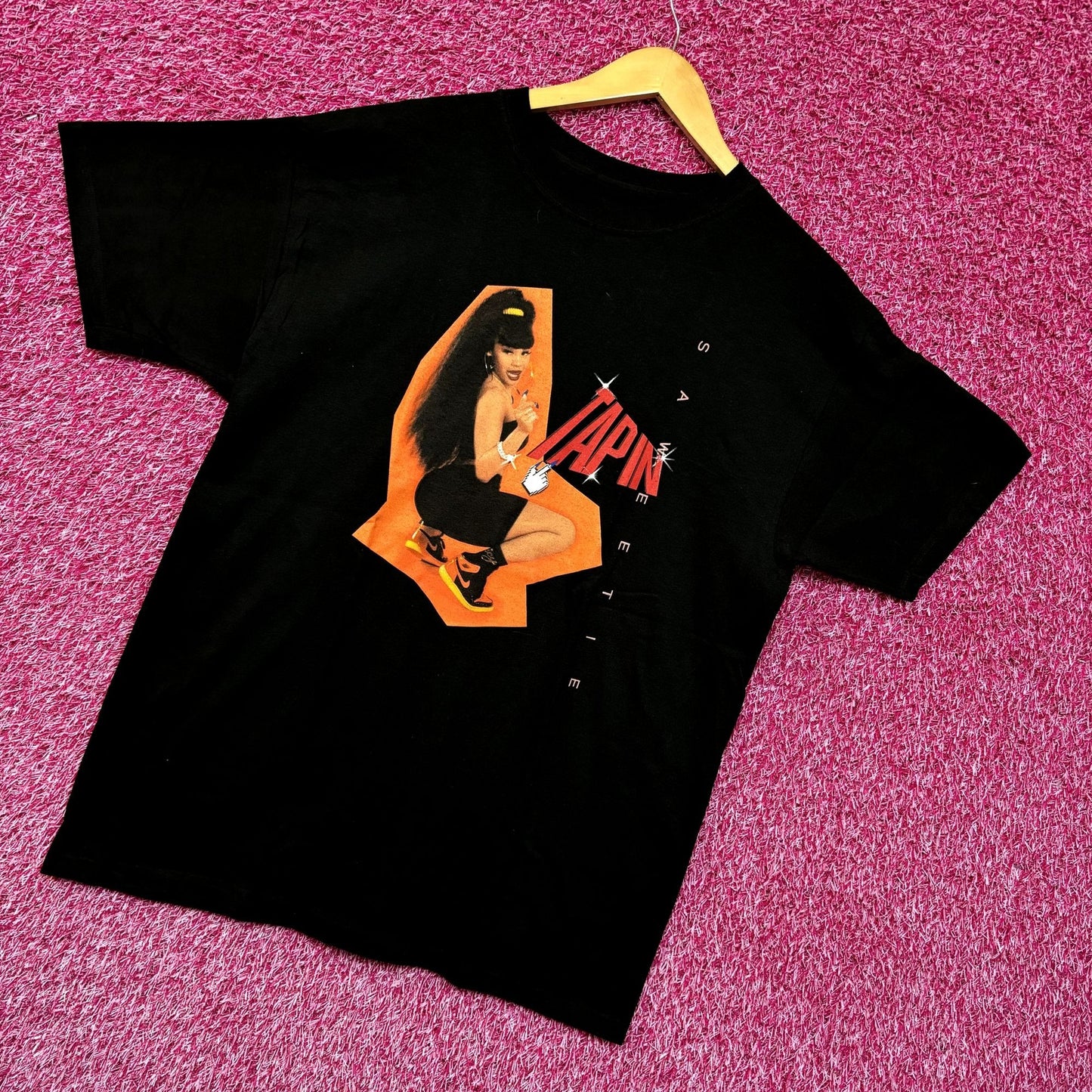 Saweetie Tap In Twerk Hot Girl Summer Hip Hop Tee L