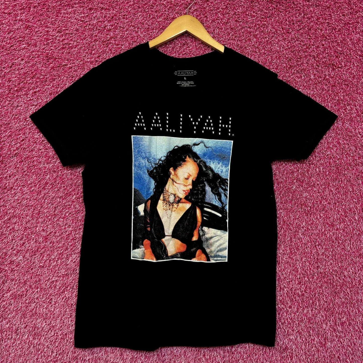 Aaliyah Age Aint Nothing but a Number New Jack Swing Tee L