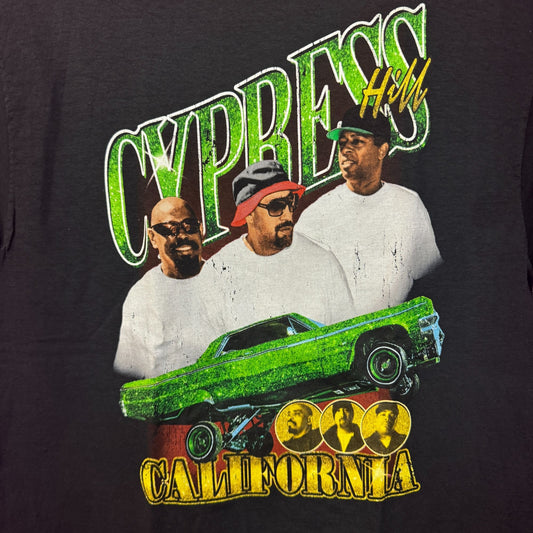 Cypress Hill Emerald Low Rider California Rap Trio Tee S/M