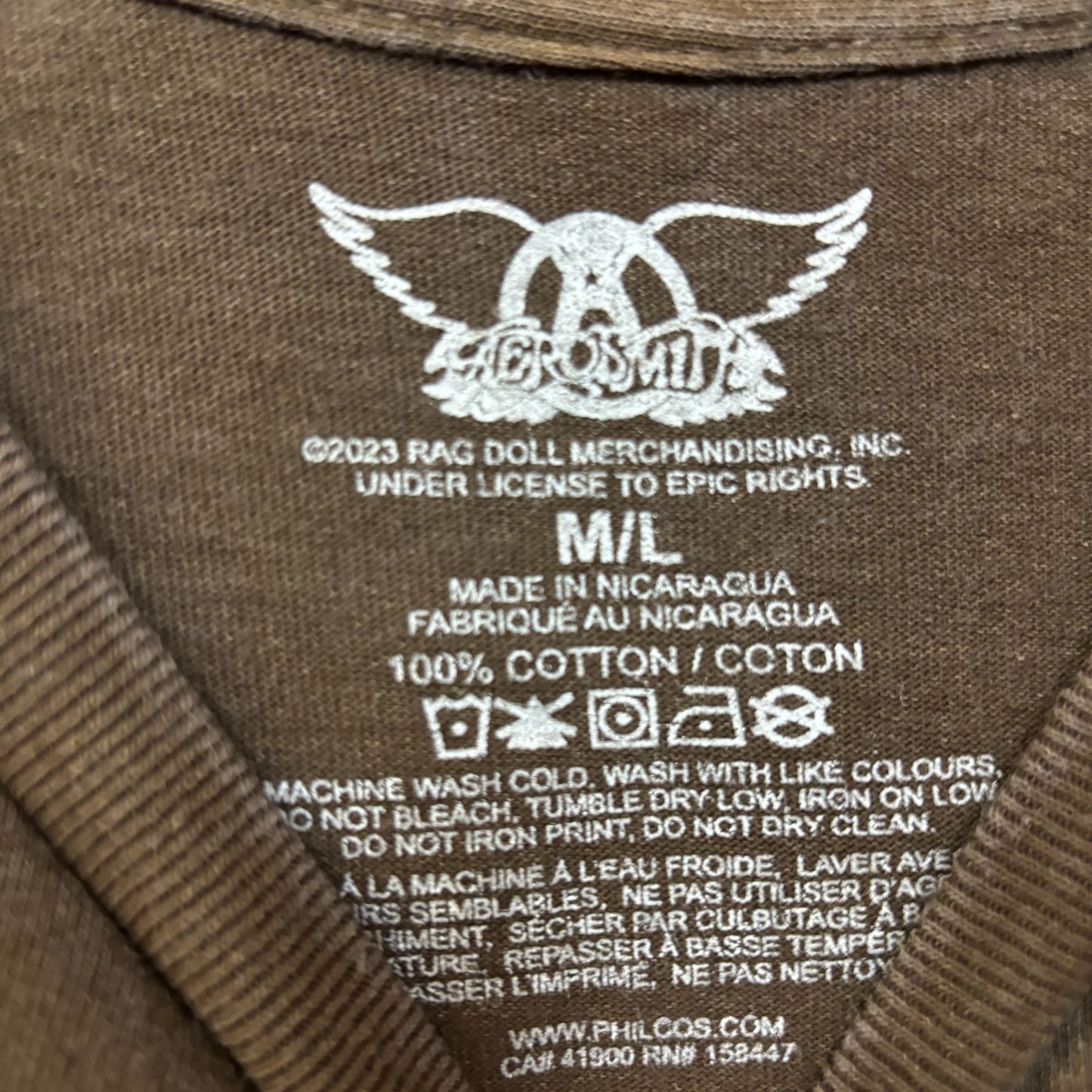 Aerosmith Portrait rock Tshirt size M/L