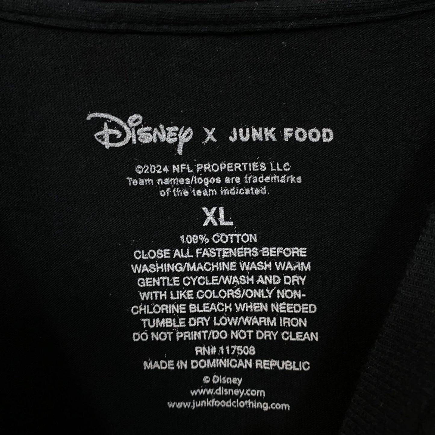 Junk Food x NFL Disney Mickey Mouse Kick Back New York Jets Shirt XL
