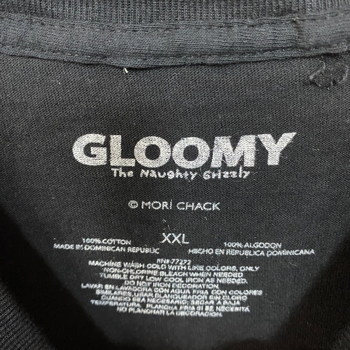 Gloomy The Naughty Grizzly T-Shirt 2XL