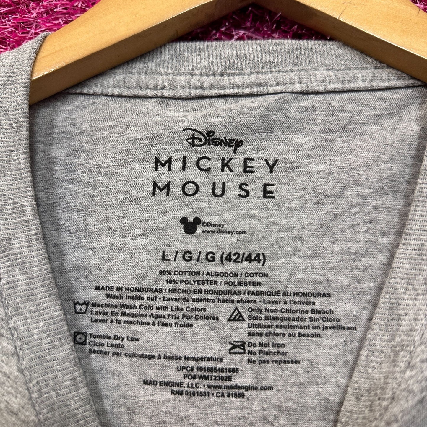Mickey Mouse Toon Town Mayor Classic Disney Character Tee L