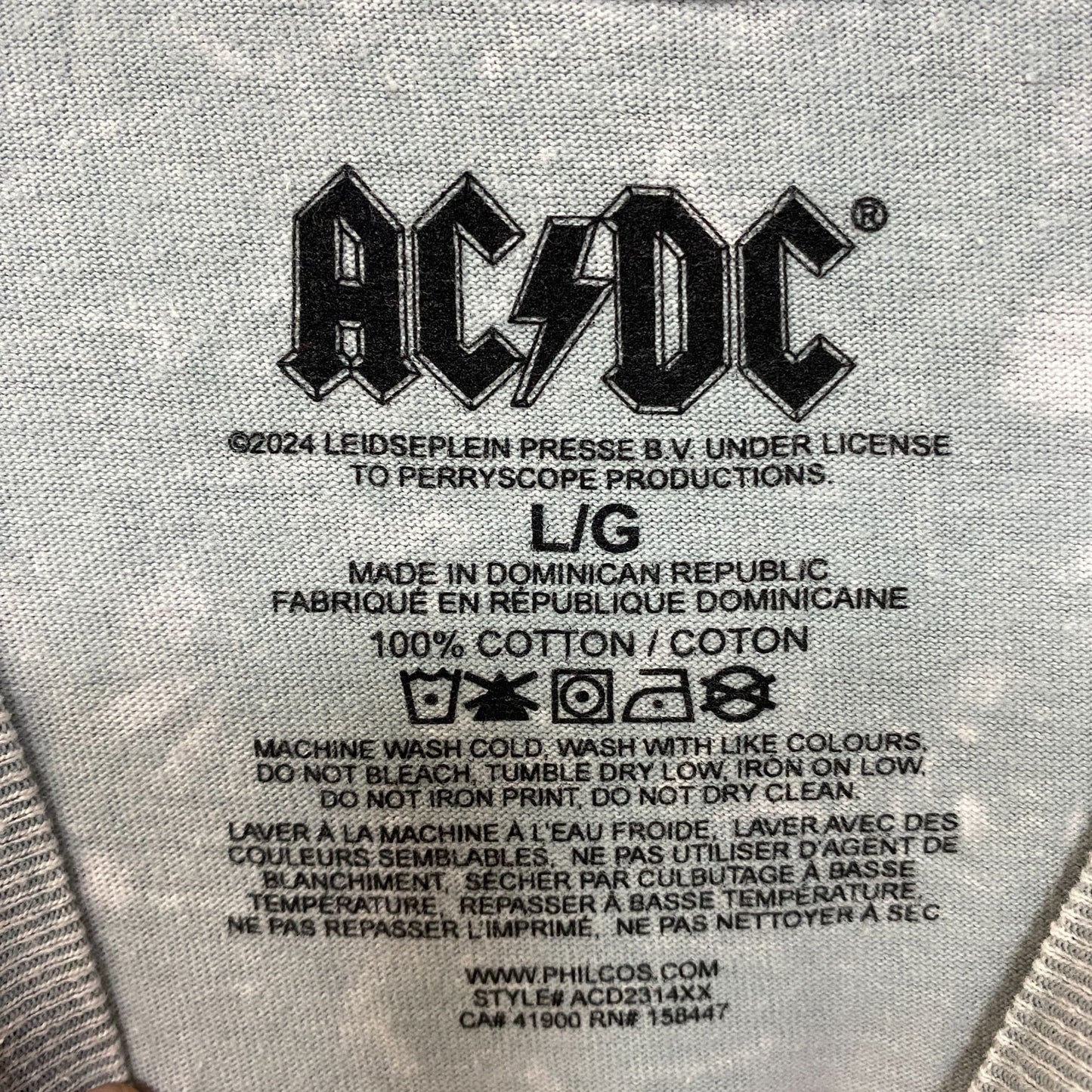 AC/DC High Voltage Rock N Roll T-Shirt Large