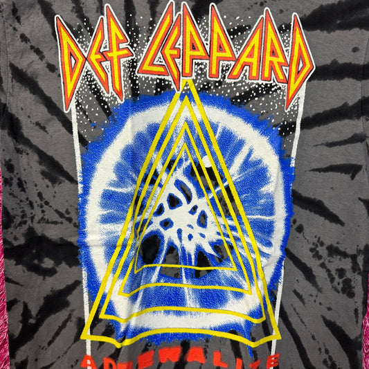 Def Leppard Adrenalize Album Art Metal Rock Band Tie Dye M