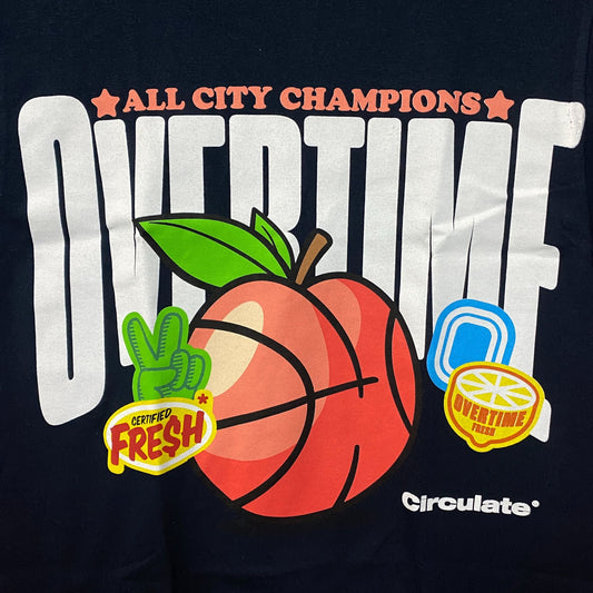 Circulate x Overtime "All City Champs" T-shirt Small