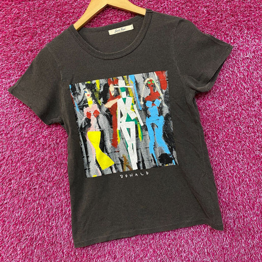 Donald Junk Food Art Womans Tshirt size Small