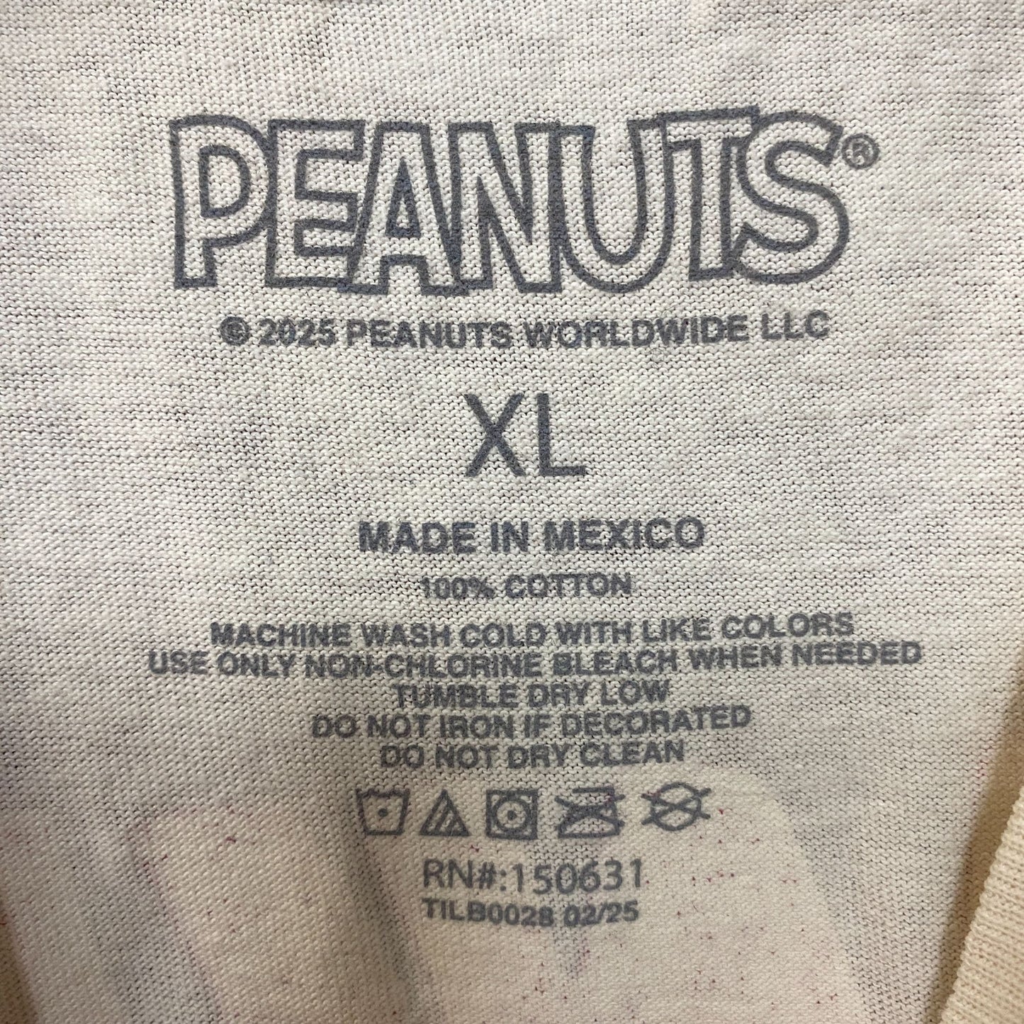 Peanuts Snoopy Skate Camp Graphic T-Shirt XL