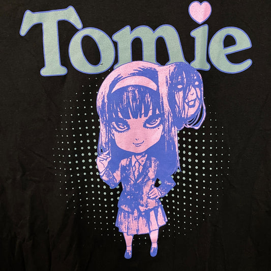 Junji Ito Tomie Chibi Tonal Horror Manga T-shirt Large