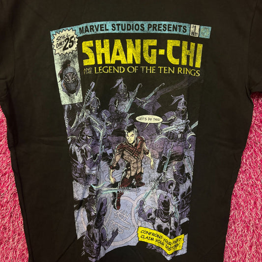 Shang chi and the ten ring comic book tee medium