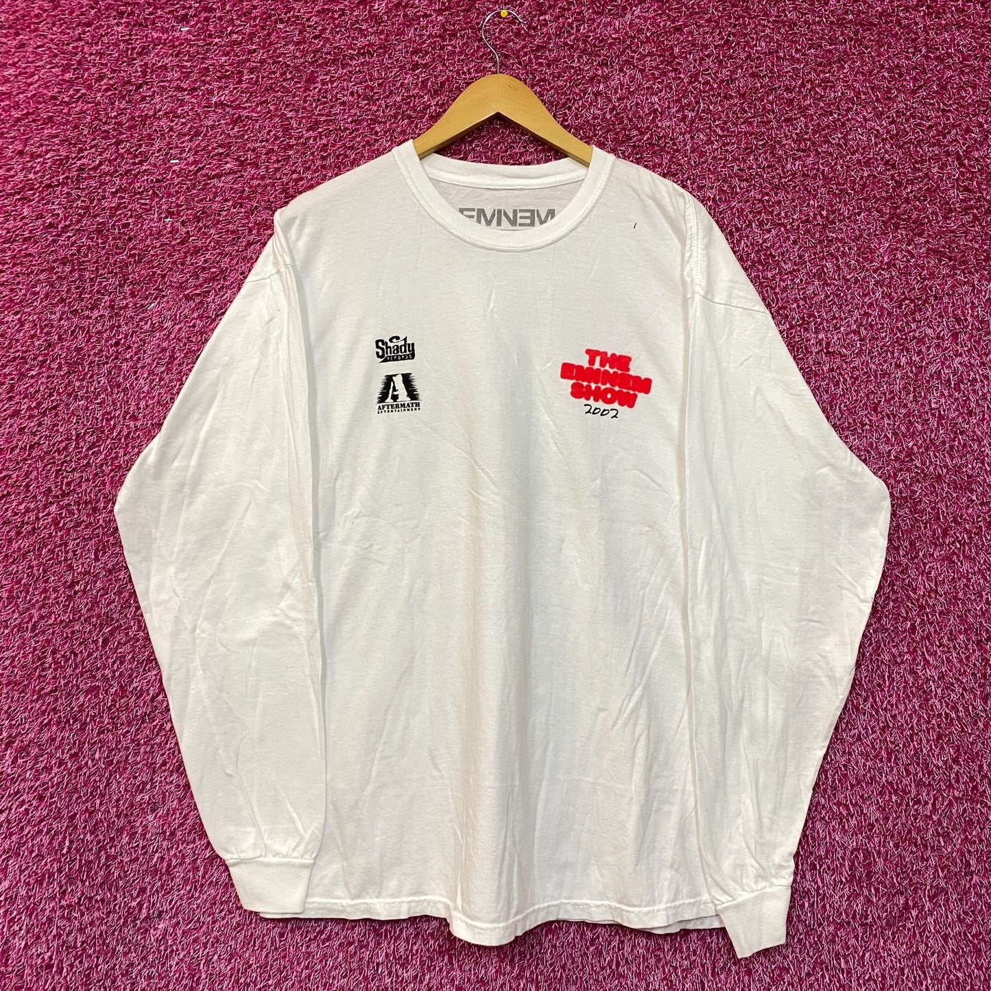 Eminem 2002 The Eminem Show Grammys Winner for Best Rap Album Long Sleeve 2X