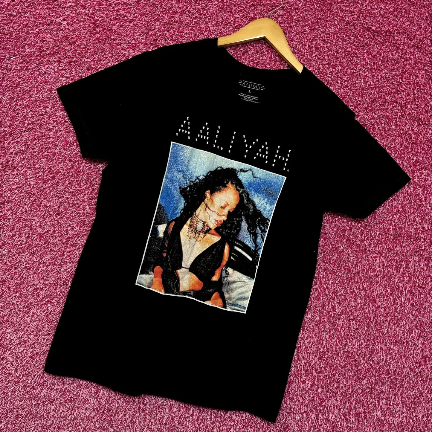 Aaliyah Age Aint Nothing but a Number New Jack Swing Tee L