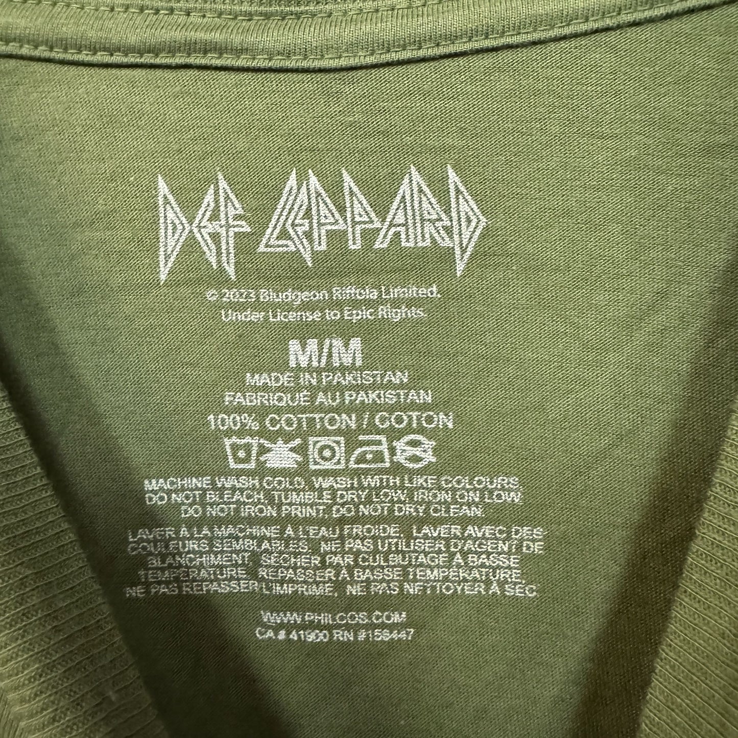 Def Leppard Adrenalize Album Cover Heavy Metal Band Tee M