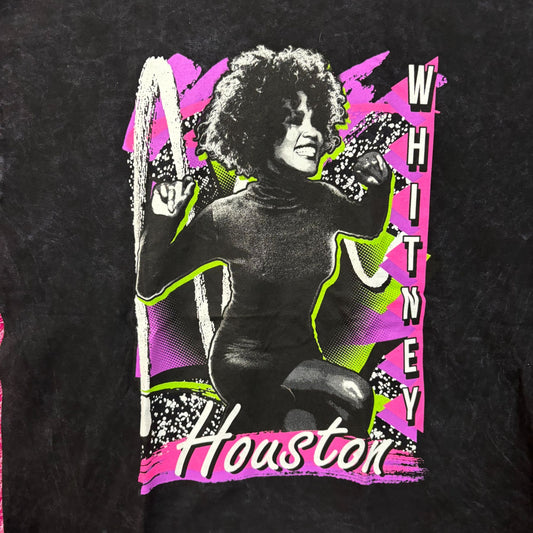 Whitney Houston I Wanna Dance with Somebody Dance Pop Tee XL