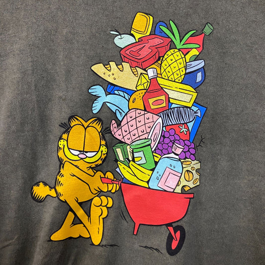 Garfield Hunger Cravings Long Sleeve T-Shirt Size Small